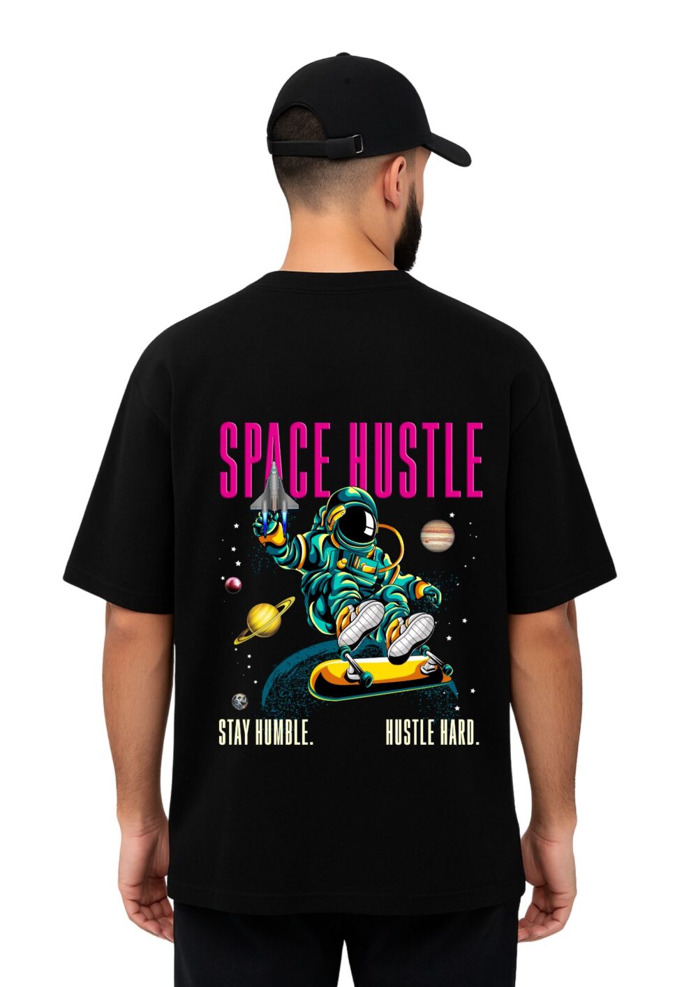 Oversized T-Shirt - Space Hustle