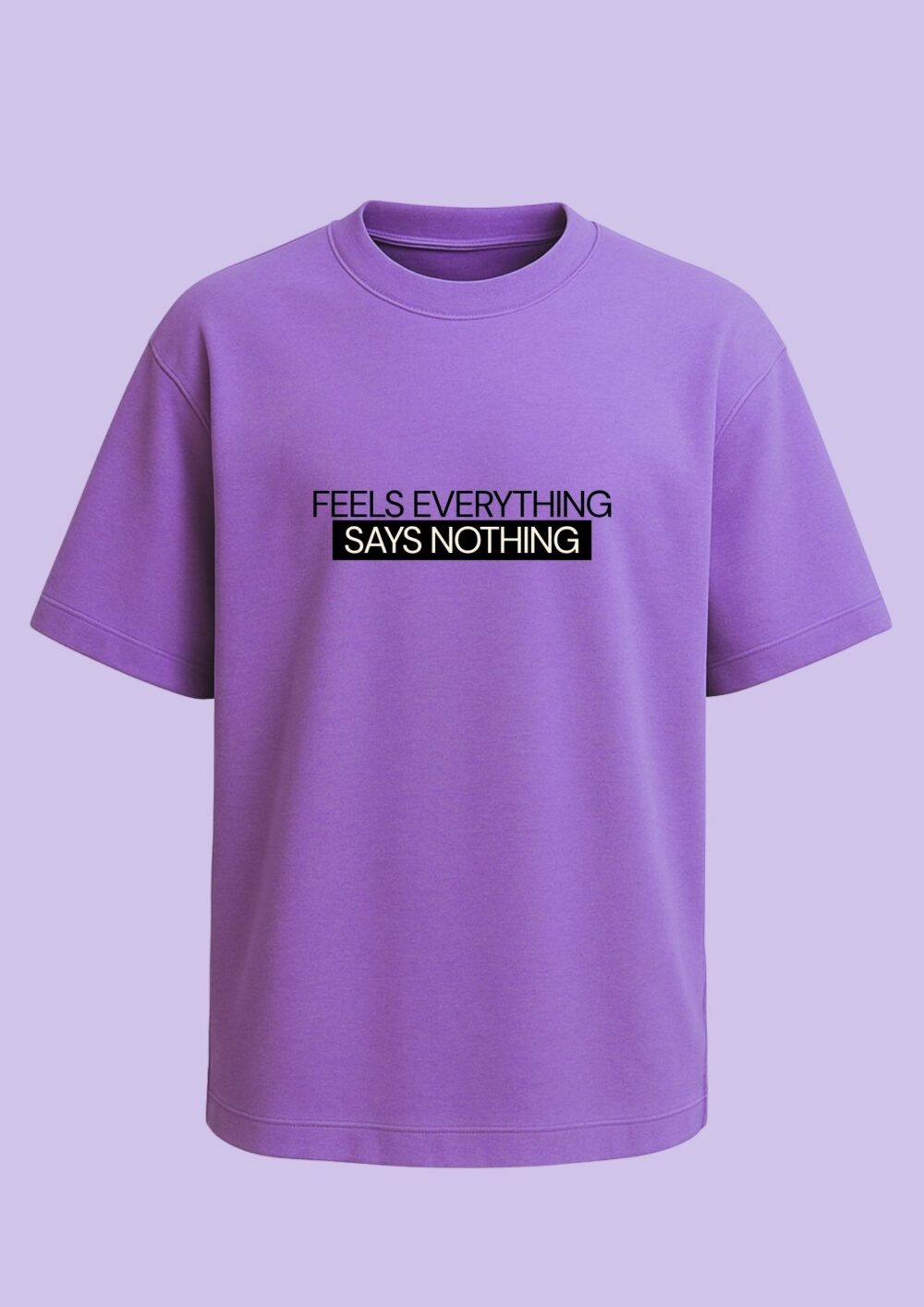 Oversized T-Shirt Introvert  – Silence Speaks Louder - Image 8