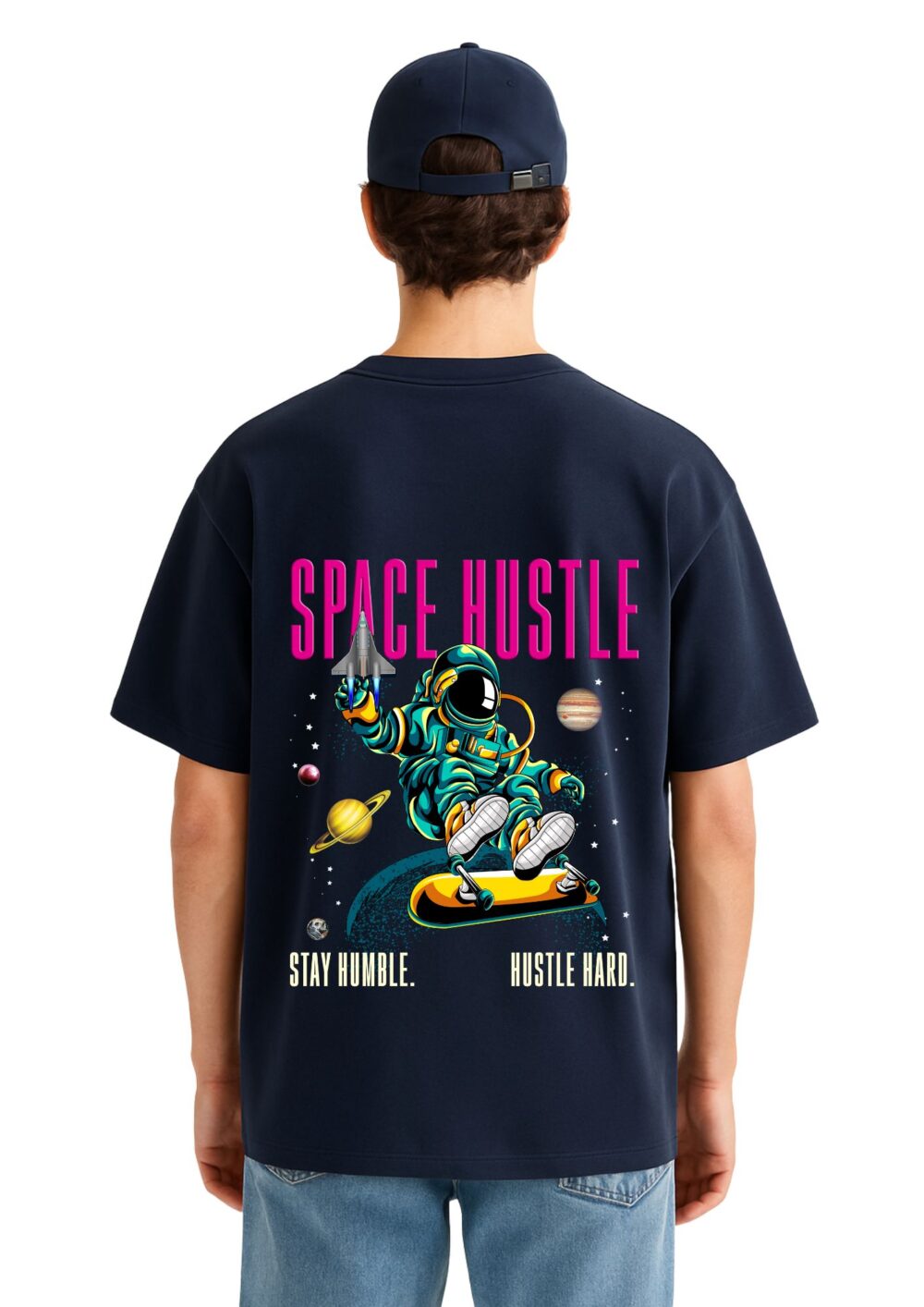 Oversized T-Shirt - Space Hustle - Image 2