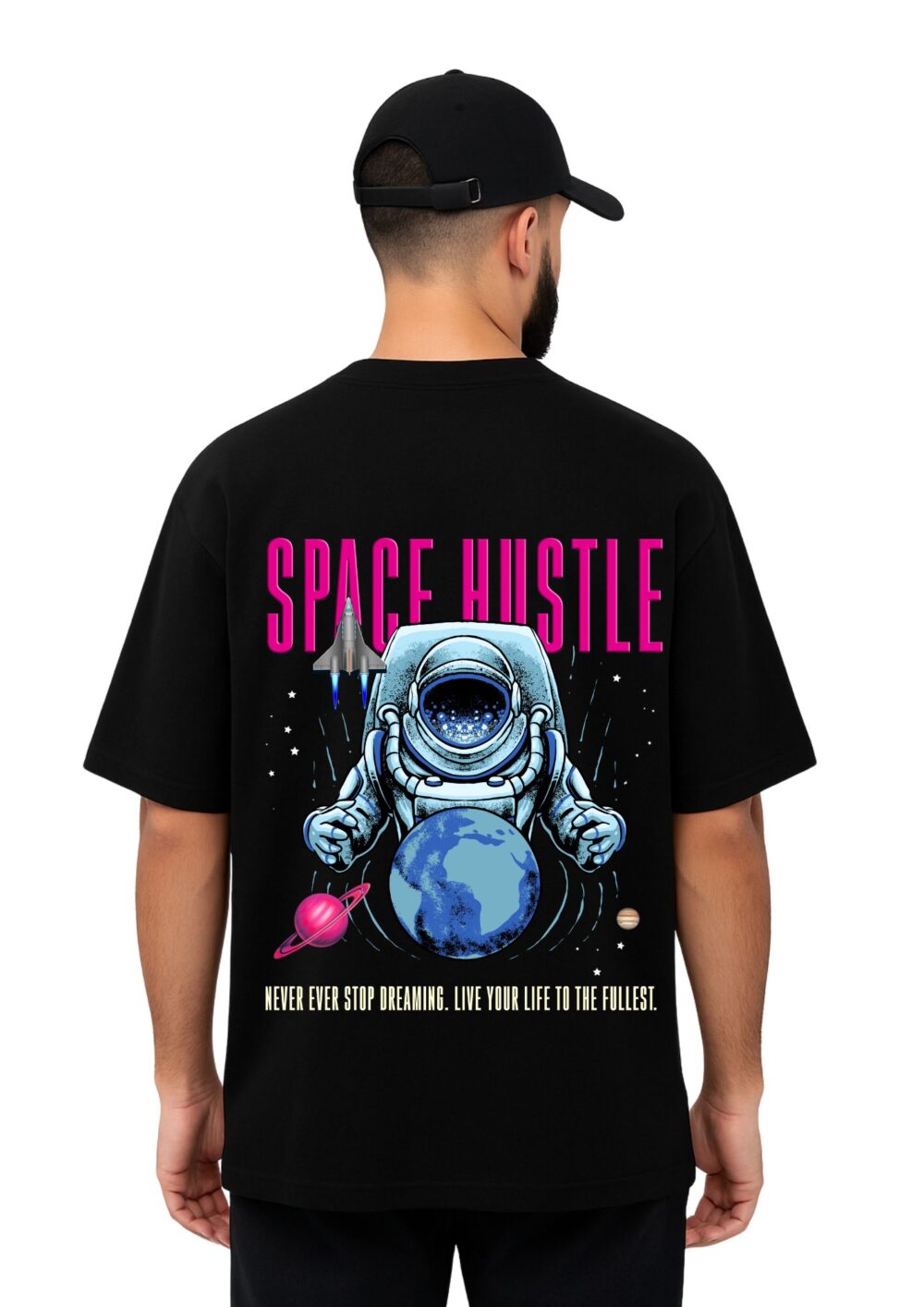 Oversized T-Shirt - Space Hustle