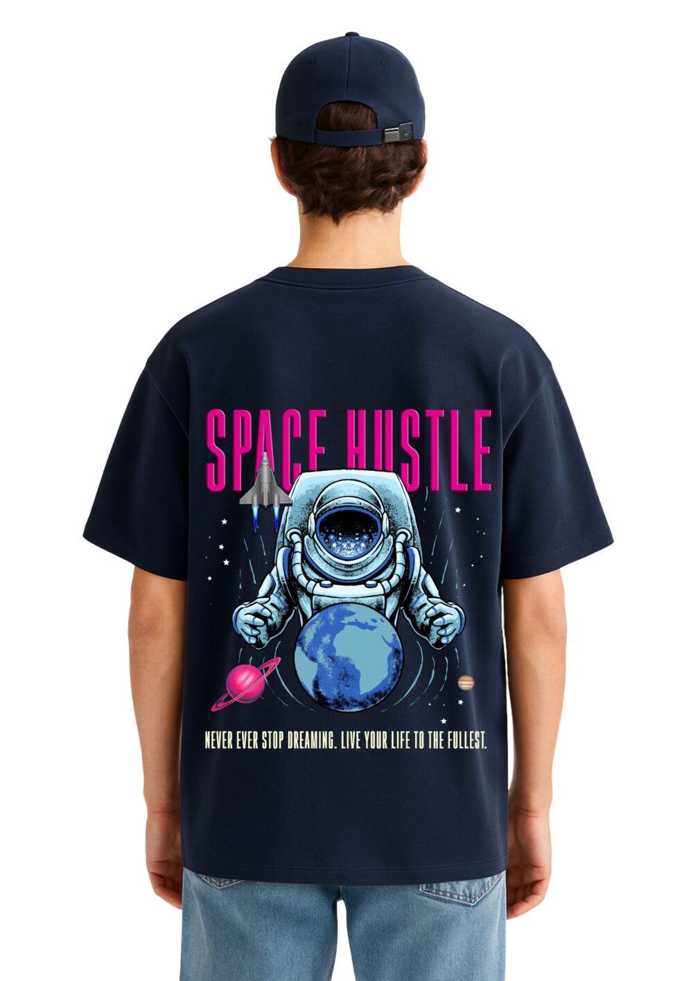 Oversized T-Shirt - Space Hustle - Image 2