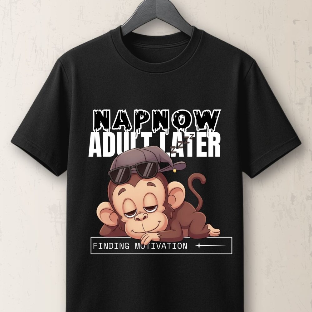 Men’s Classic T-Shirt - No Motivation by Lufit | Funny Lazy Day Cotton Tee