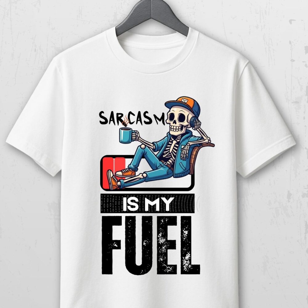 Men’s Classic T-Shirt - Sarcasm by Lufit | Funny Graphic Cotton Tee