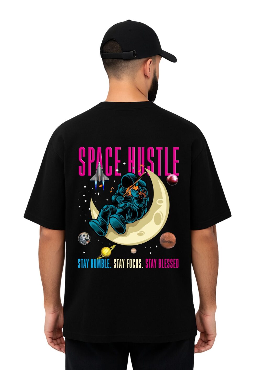 Oversized T-Shirt - Space Hustle