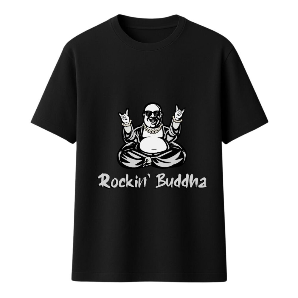 Classic Men's T-shirt – Rocking Budha - Image 4