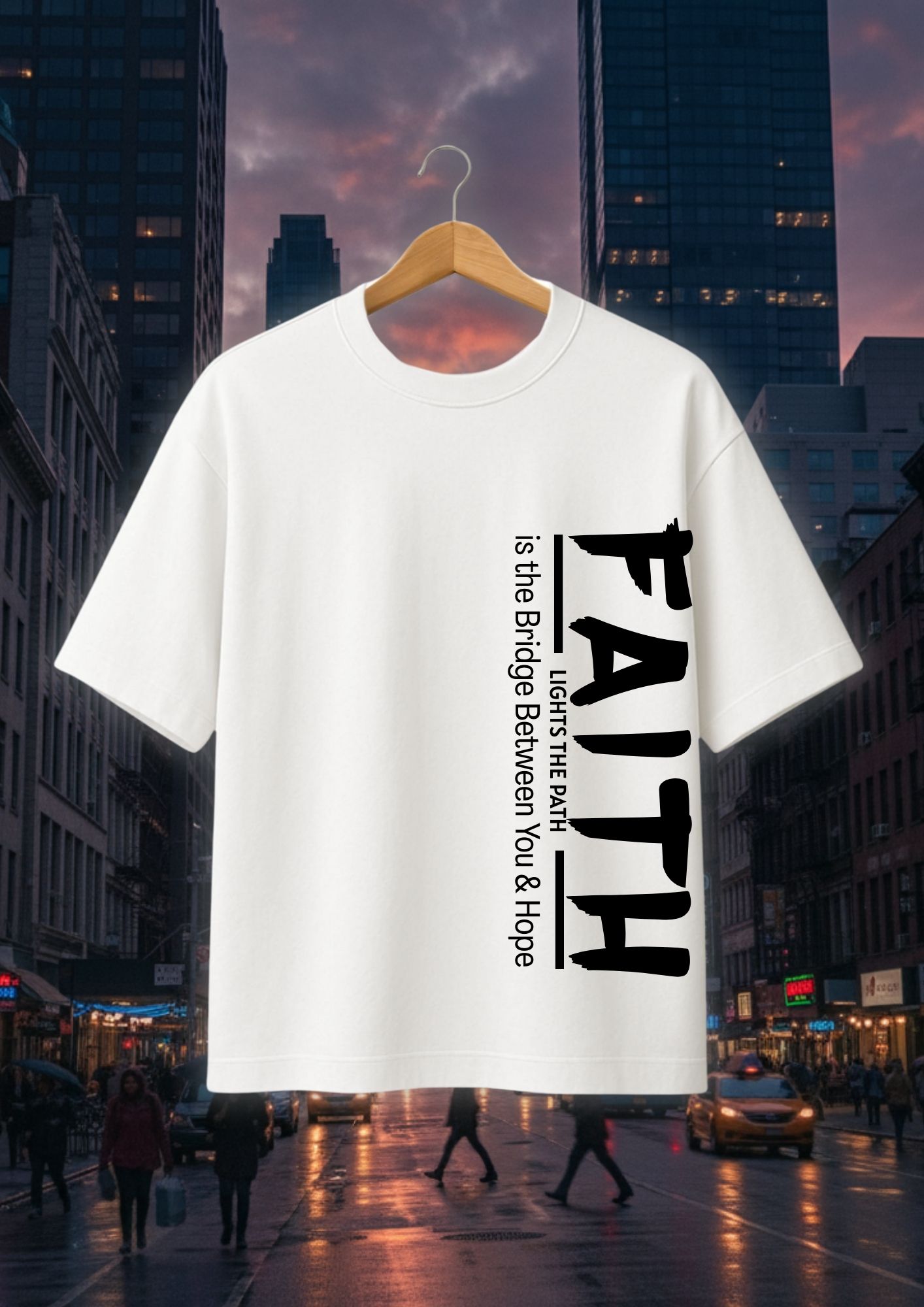 Lufit Oversized T-Shirt – Faith - Image 4
