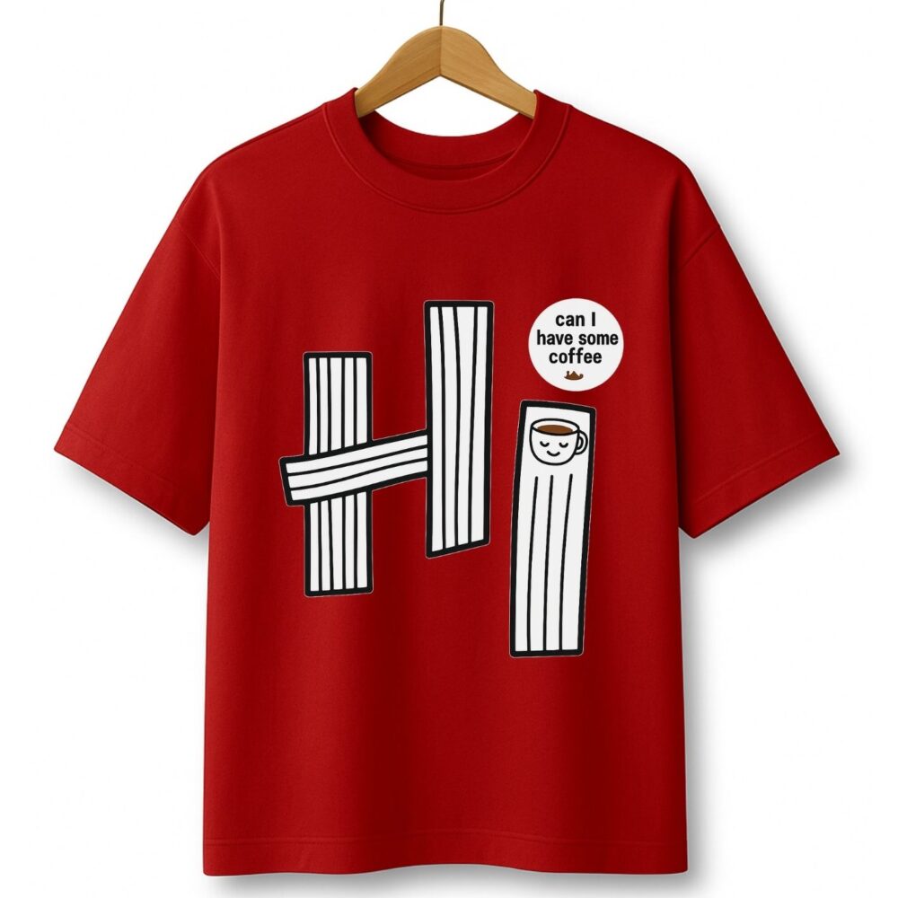 Lufit Oversized T-Shirt – Coffee Lover