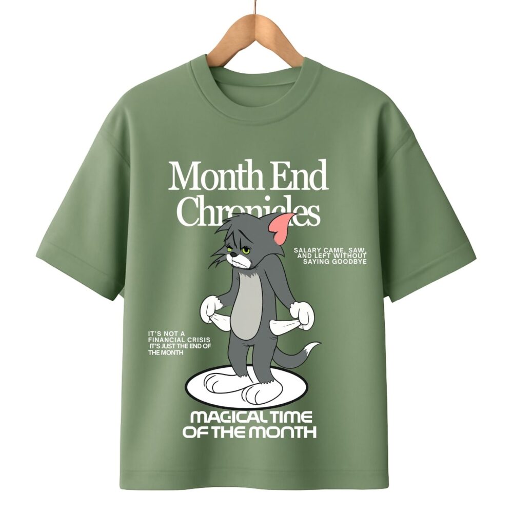 Unisex Oversized T-shirt Month End Chronicles