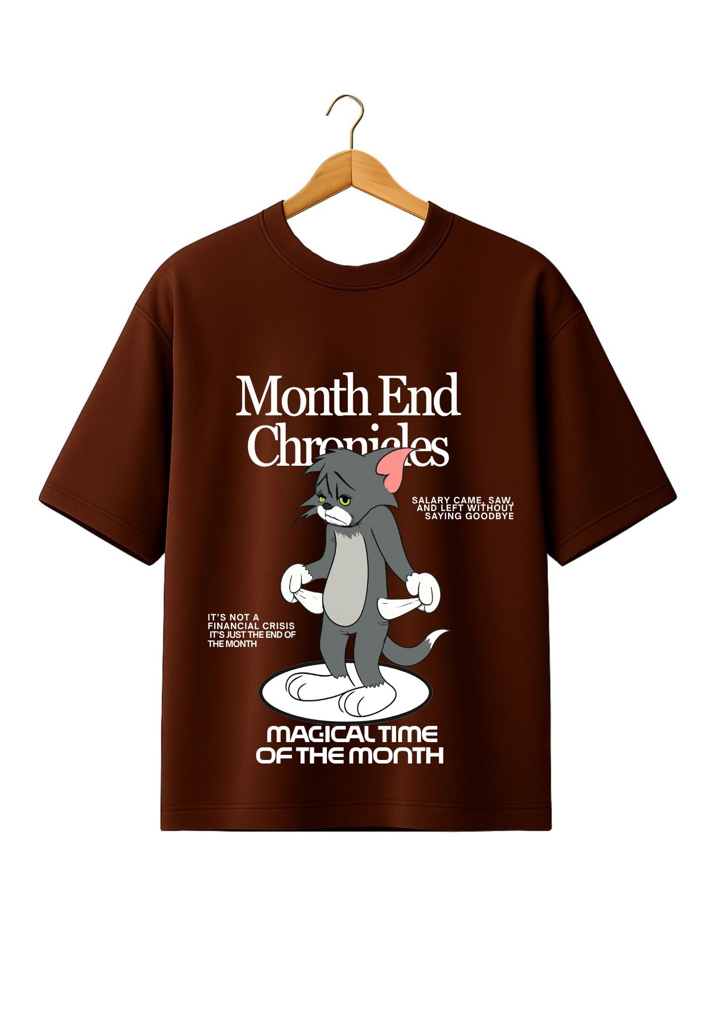 Unisex Oversized T-shirt Month End Chronicles - Image 5