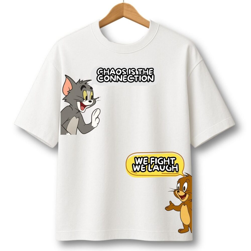 Unisex Oversized T-shirt Chaos Is The Connection