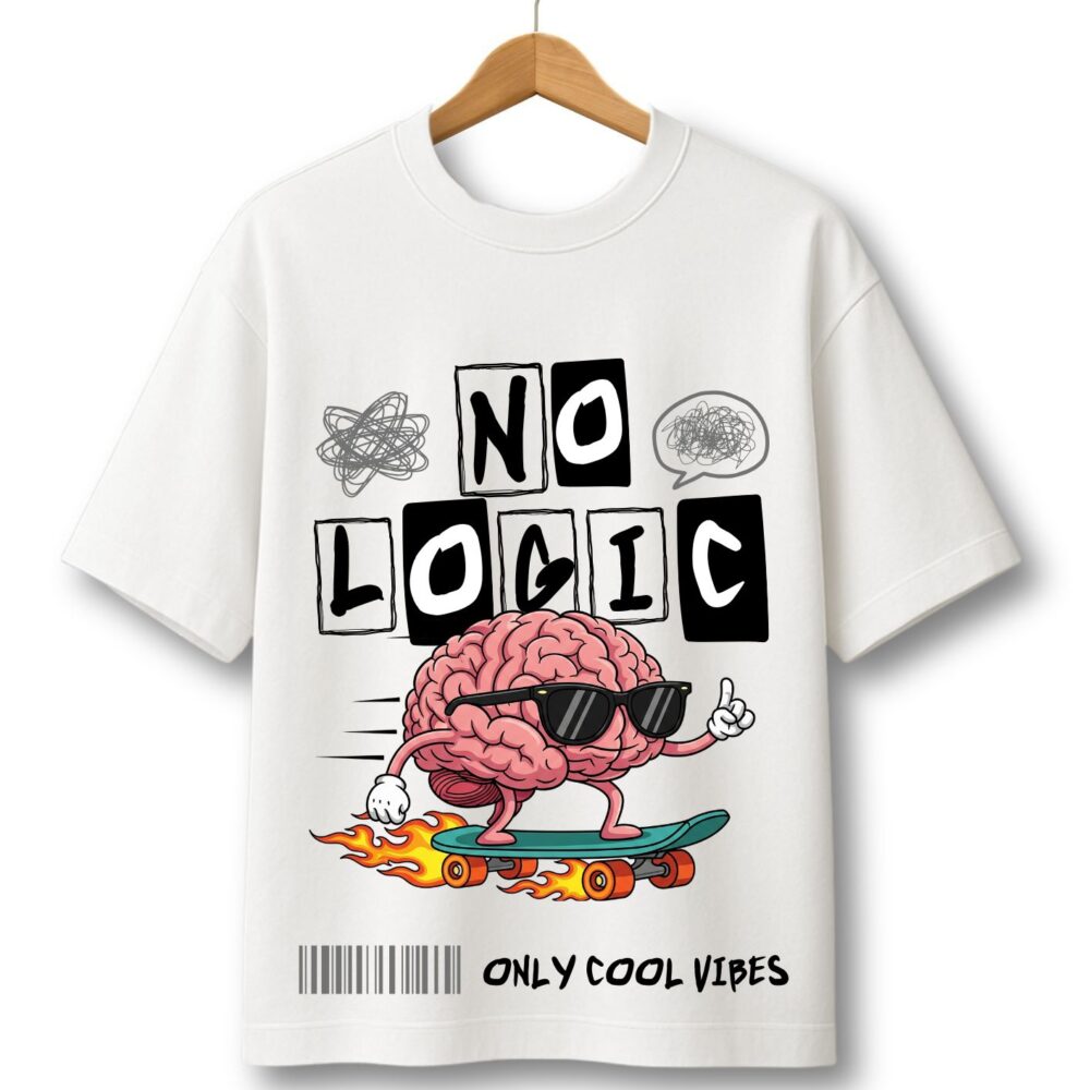 Oversized Unisex T-shirt – No Logic