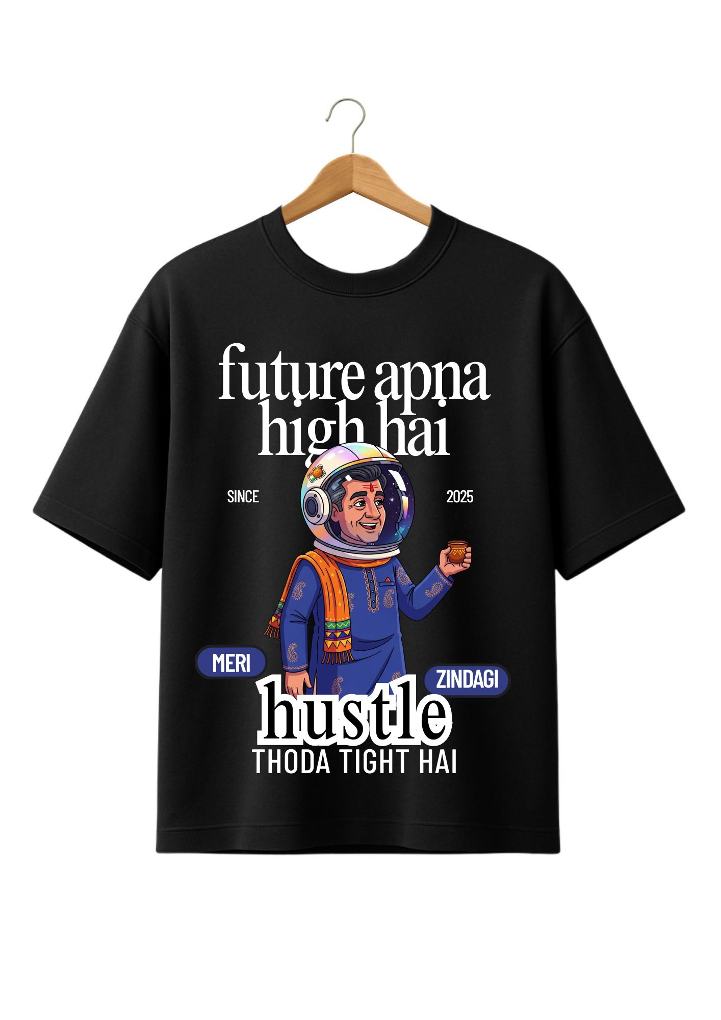 Oversized Desi T-shirt – Future - Image 6
