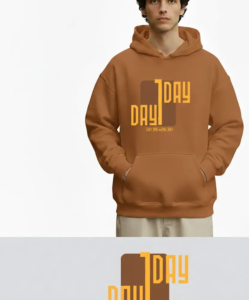 Oversized Hoodie by Lufit : Day1:1Day