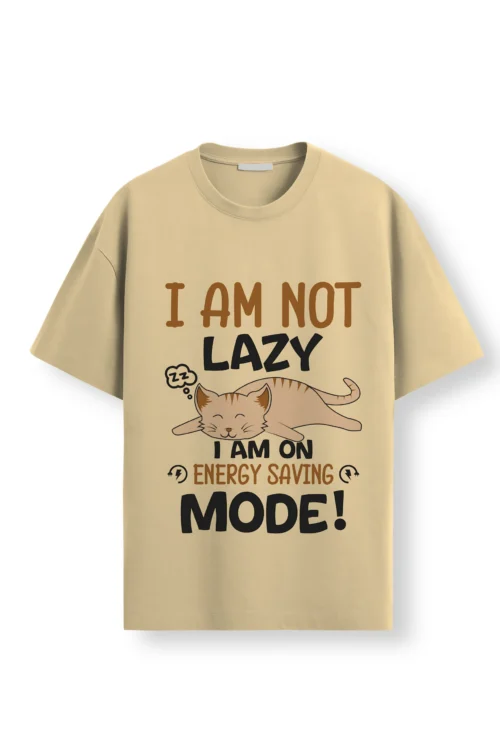 Unisex T-Shirts – Energy Saving Mode Oversized Tee