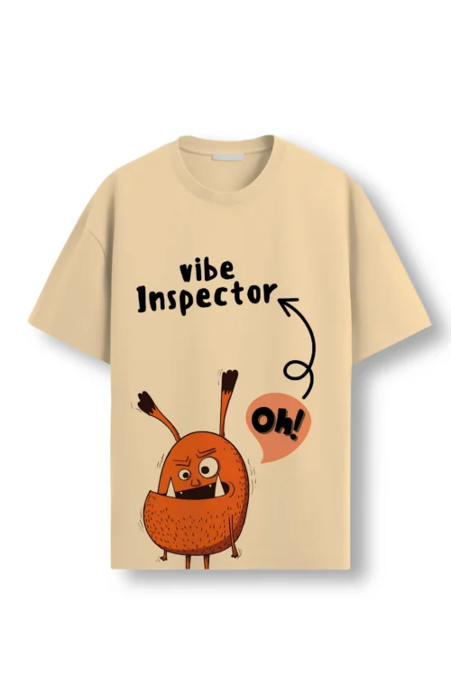 Unisex T-Shirts – Vibe Inspector Oversized Tee