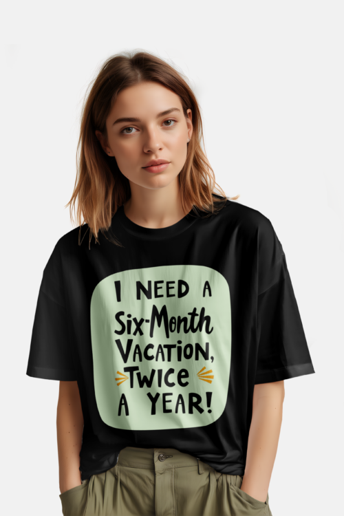 Female Quotes Oversized Vacation Vibes
