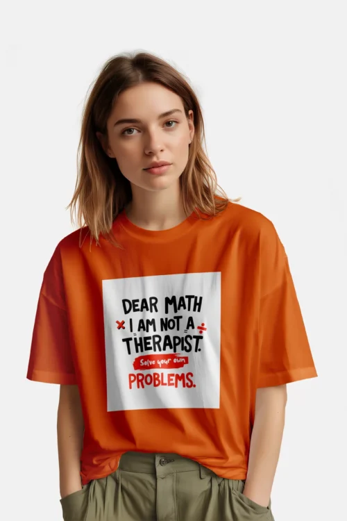 Female Quotes Oversized Math Problem