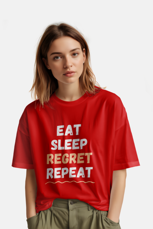 Female Quotes Oversized Gym Sarcasm