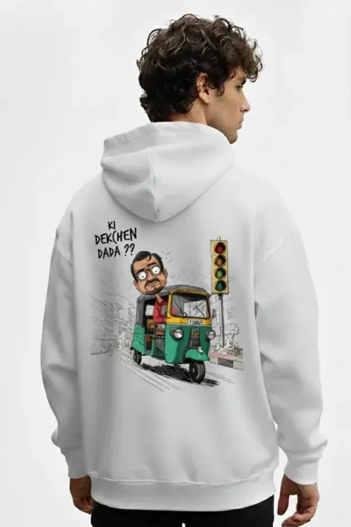 Cotton Fleece Hoodie Kolkata Street Vibes Edition