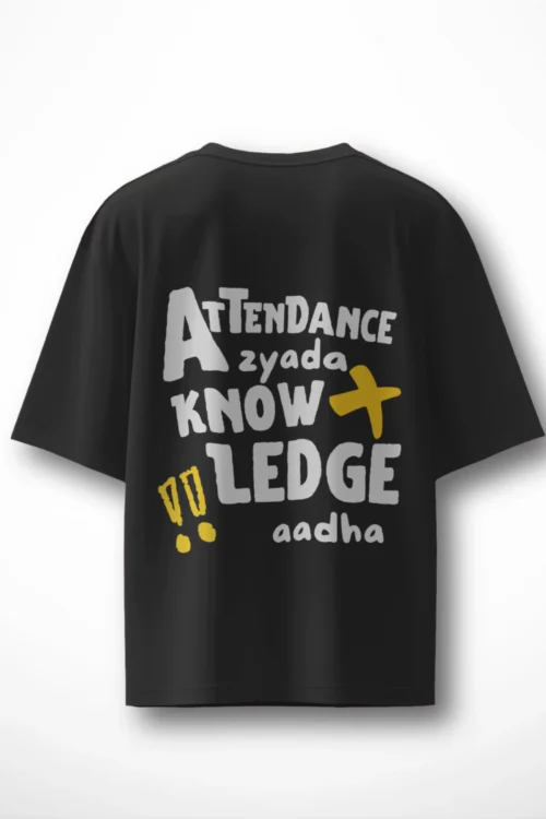 Attendance Unisex Oversized T-Shirt