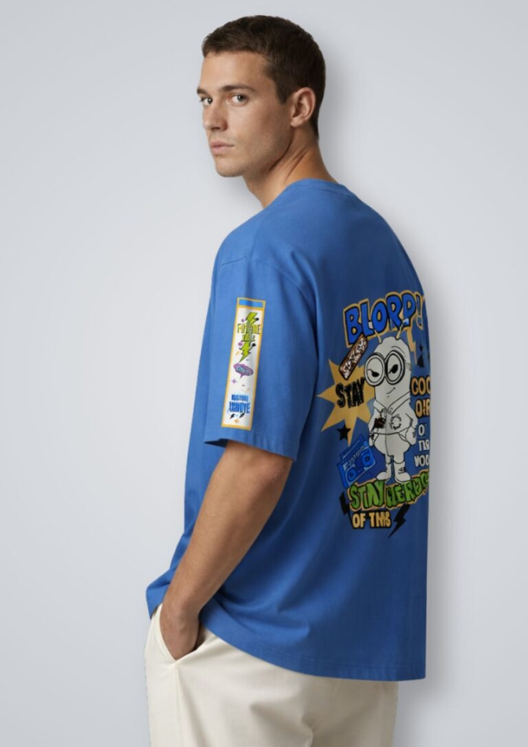 Lufit acid wash oversized t shirt 240 GSM premium cotton streetwear