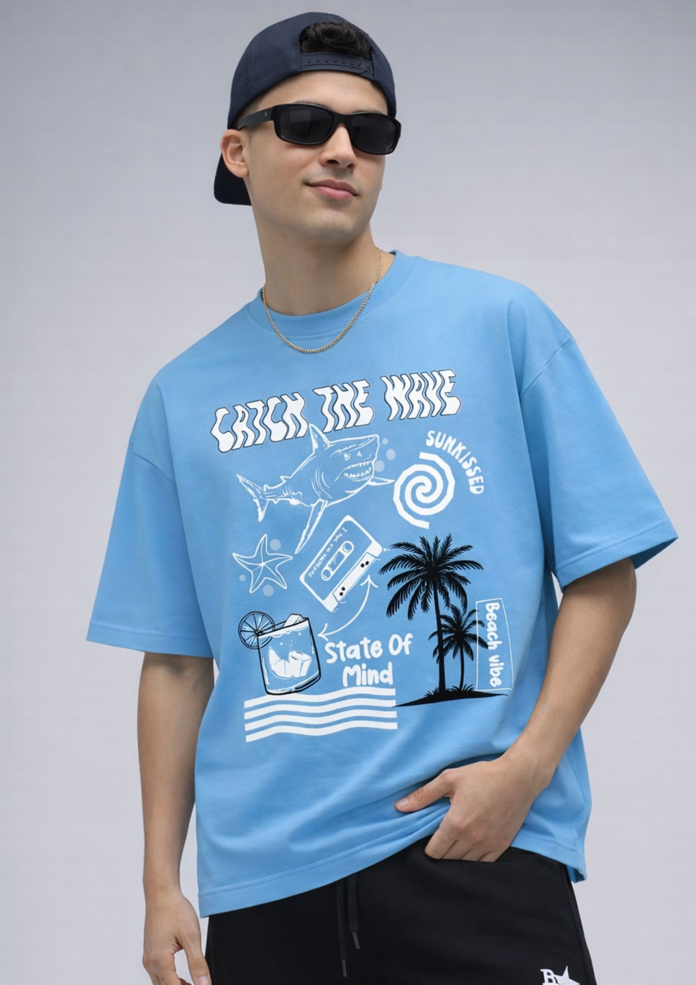 Lufit Shoreline Beach Vibes Oversized T-Shirt