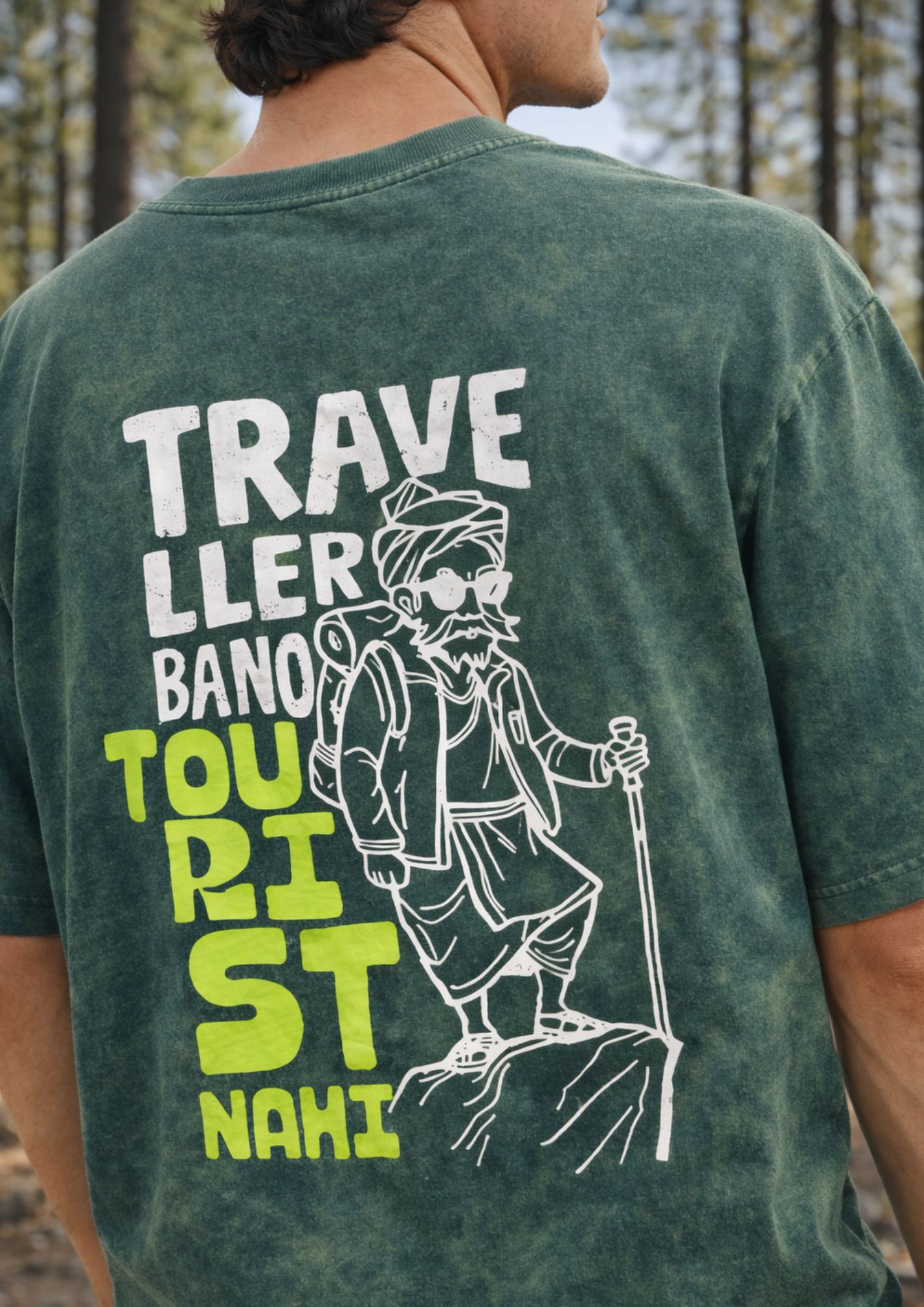 Travelling Acid Wash T-Shirt