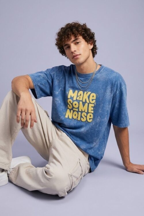 Oversized Graphic Acid Wash Tshirt